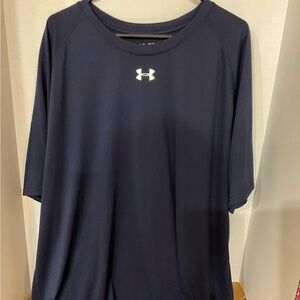 Under Armour Dark Navy Blue 3XL Loose fit Hear Gear
